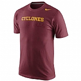 Iowa State Cyclones Nike Football Practice Training Day WEM T-Shirt - Cardinal,baseball caps,new era cap wholesale,wholesale hats